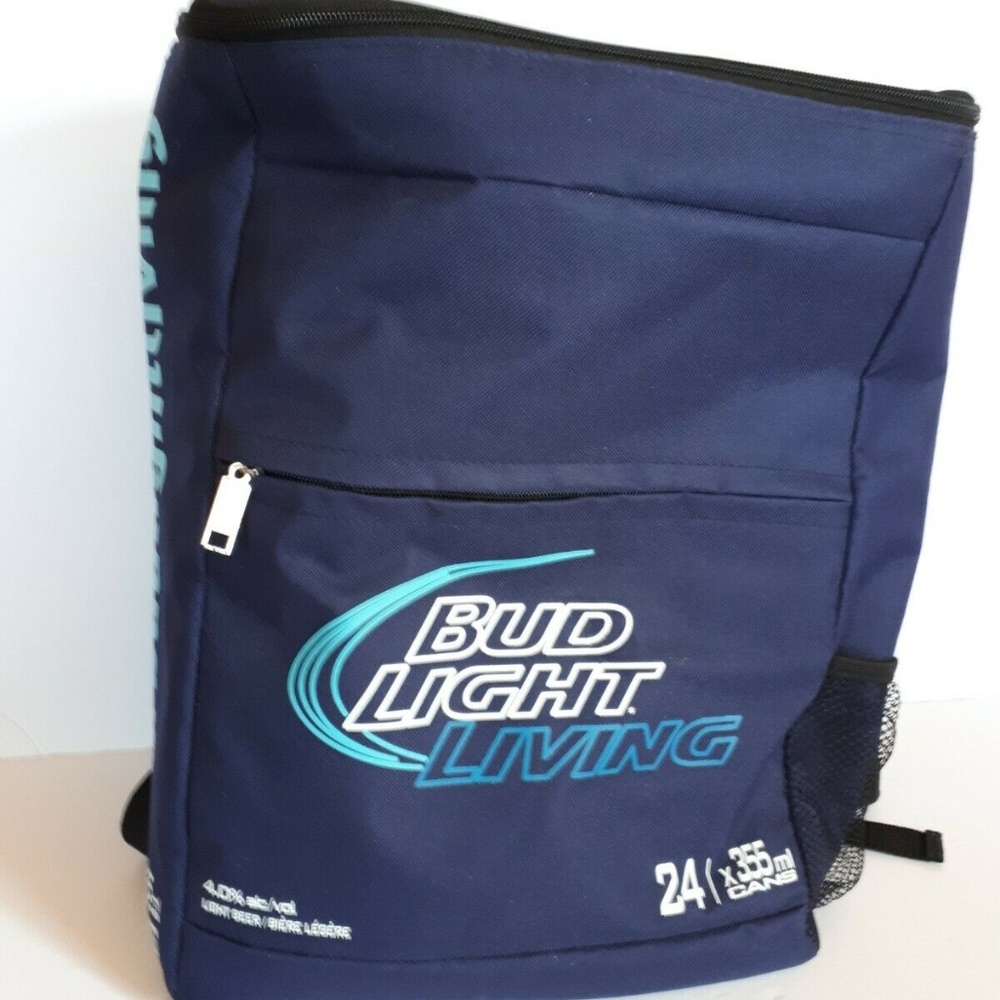 Bud Light Living Insulated Cooler Backpack Bag